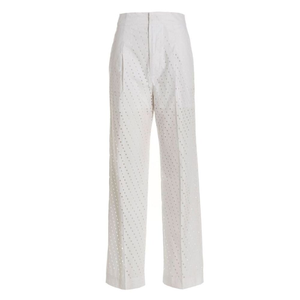 Nude Women Visible Button Jeans